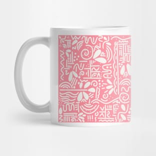 Pink doodles Mug